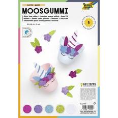 Selbermachen (DIY) Folia Moosgummi Glitter, Basteln