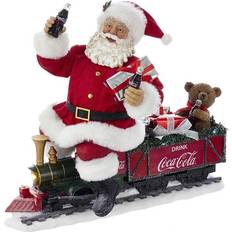 Coca-Cola Adler 13.25 Inch Battery-Operated Santa Train with Decoration