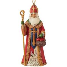 Jim Shore Enesco Heartwood Around World Santa Juletrepynt