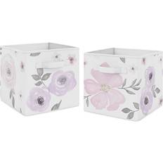 Pink Storage Boxes Sweet Jojo Designs Lavender Purple Oppbevaringskurv