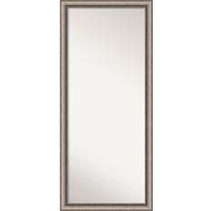 Plastic Floor Mirrors Amanti Art Lyla Ornate Full Length Leaner Silver Floor Mirror