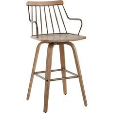 Farmhouse swivel bar stools Lumisource Preston 26 Bar Stool