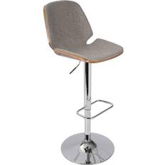 Lumisource BS-SER WL+GY Serena Bar Stool