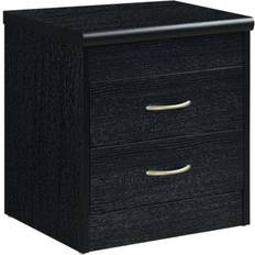 2-Drawer Nightstand Black