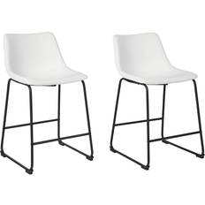 Ashley White Bar Stools Ashley Signature Centiar Urban Bar Stool