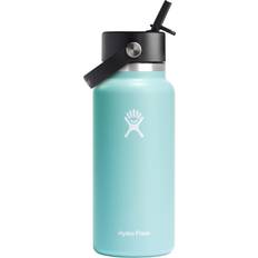 Serving Hydro Flask Dew Wide-Mouth Straw-Cap Water Bottle 0.25gal