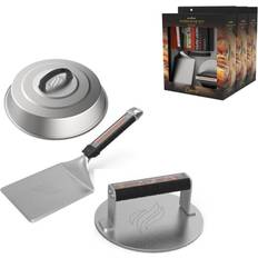 Gray Presses & Mashers Blackstone Stainless Steel Grill Kit 3 Burger Press