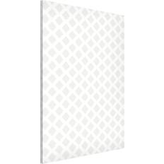 Tableau Magnétique Grille De Diamant Beige Clair