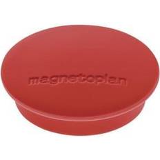 Rojo Borradores y Limpiadores de Pizarra Magnetoplan Magnet D34mm VE10 Haftkraft 1300 g rot