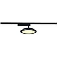 SLV Panel Track 200mm 1-faset Spot Sort Spotlight