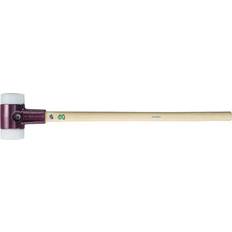 Halder SIMPLEX Kopf-D.125mm 125mm mittelhart Superplastik weiß Hickory Rubber Hammer