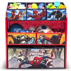 Spider-Man 6 Bin Design & Store Toy Organizer