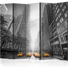 Gula Rumsavdelare Arkiio New York yellow taxis II Rumsavdelare 225x172cm