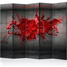 Arkiio Red Ink Blot II Rumsavdelare 225x172cm