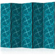 Arkiio Geometric Turquoise II Rumsavdelare 225x172cm