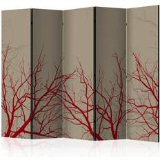 Røde Romavdelere Arkiio Red-hot branches II Romavdeler 225x172cm