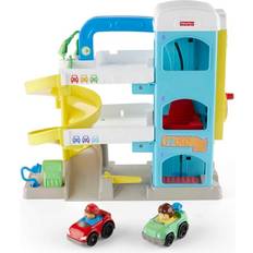 Fisher Price Little People Helpful Neighbor's Garage with 2 Wheelies Vehicles