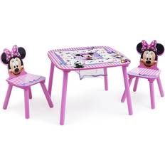 Storage Option Furniture Set Delta Children Minnie Mouse Table & Chair Set with Storage