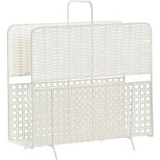 Blanco Revisteros Dkd Home Decor S3033227 Revistero 36.5x41cm