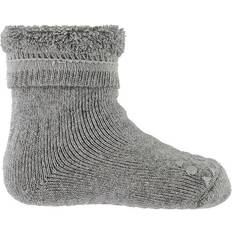 9-12M Sokker Go Baby Go Non Slip Socks - Grey Melange