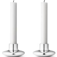 Silver ljusstakar 2 pack Georg Jensen HK Ljusstake 4.2cm 2st