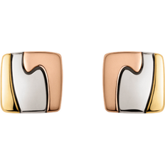 Georg jensen fusion Georg Jensen Fusion Earrings - White Gold/Gold/Rose Gold