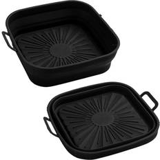 Collapsible Square Air Fryer Silicone Mold