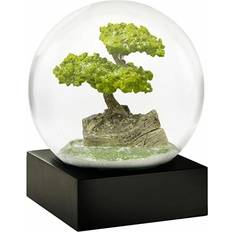 Glass Globes Cool Snow Globes Bonsai Green/Transparent/Black Globe 10cm