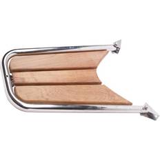 Stævnplatform Seatec Stævnplatform med Stige, Teak og Rustfri Stål Ø32mm 33x65cm