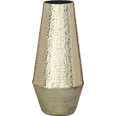 Aluminium Vases BigBuy Home Golden Aluminum Decorative 14 x 14 x 31 cm Vase