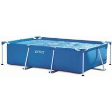 Piscines et Accessoires Intex Set piscine tubulaire rectangle 3x2x0.75m Epurateur à cartouches inclus Bleu