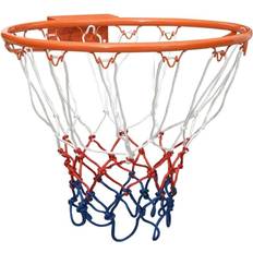 vidaXL Canestro Da Basket Arancione 39 Cm Acciaio