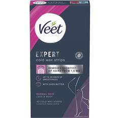 Wachs Veet Expert Cold Wax Strips Normal Skin Legs & Body 40 Stk