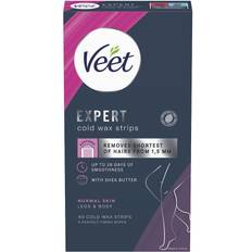 Veet Voks Veet Expert Cold Wax Strips Normal Skin Legs & Body 40-pak