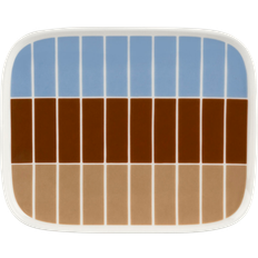 Tiiliskivi brun Marimekko Tiiliskivi Plate 15x12 Asiet