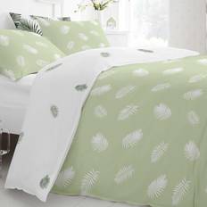 Charlotte Thomas 144 Count "Fern" Duvet Cover Beige, Green