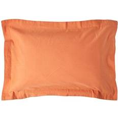 Orange Pillow Cases Homescapes Standard Luxury Soft Linen Pillow Case Orange