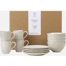 Broste Copenhagen Nordic Vanilla Breakfast Dinner Set 12pcs