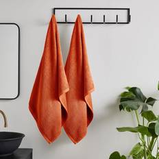 OEKO-TEX Bath Towels Catherine Lansfield Quick Dry Sheet Bath Towel Orange