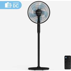 Universal Blue Ventilador De Pie Silencioso Negro 25w