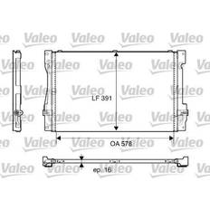 Airconditioners uitverkoop Valeo 817675 Condensor Airco Airco Radiator, Condensator, airconditioning Zonder droger Aluminium 378 R134a