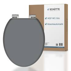 SCHÜTTE MDF WC-Sitz SPIRIT GREY, Toilettendeckel