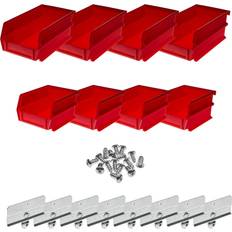 Assortment Boxes LocBin Small/Medium BinKits, 8-CT Red