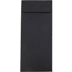 FSC (The Forest Stewardship Council) Mailers Jam Paper #14 Policy Envelopes 5x11.5 50/Pack Black Linen