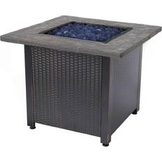 Camping Cooking Equipment Endless Summer 30 000 BTU LP Gas Fire Pit Table with Fire Glass