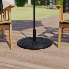 Best Parasol Bases Flash Furniture GM-UB19-BRNZ-GG Kona Universal Cement Umbrella Base