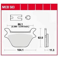 Pièces de Vélo TRW Organic Allround MCB583