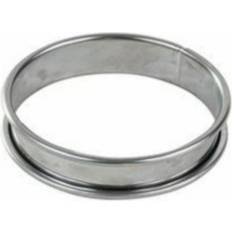 Stainless Steel Pastry Rings World Cuisine Paderno Tart Round with Edge Pastry Ring