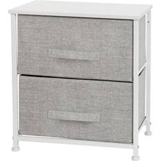 Flash Furniture 2 Drawer Wood Top Nightstand Storage Organizer Cómoda