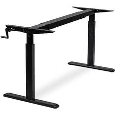 Crank adjustable height standing desk Mount It Stand Up Writing Desk